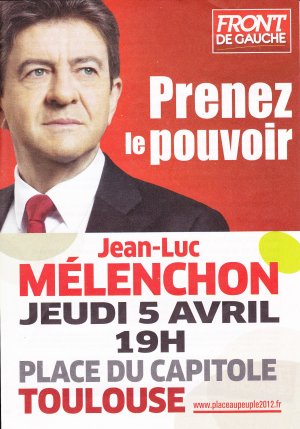 Le pin's de la France insoumise et de l'antifascisme